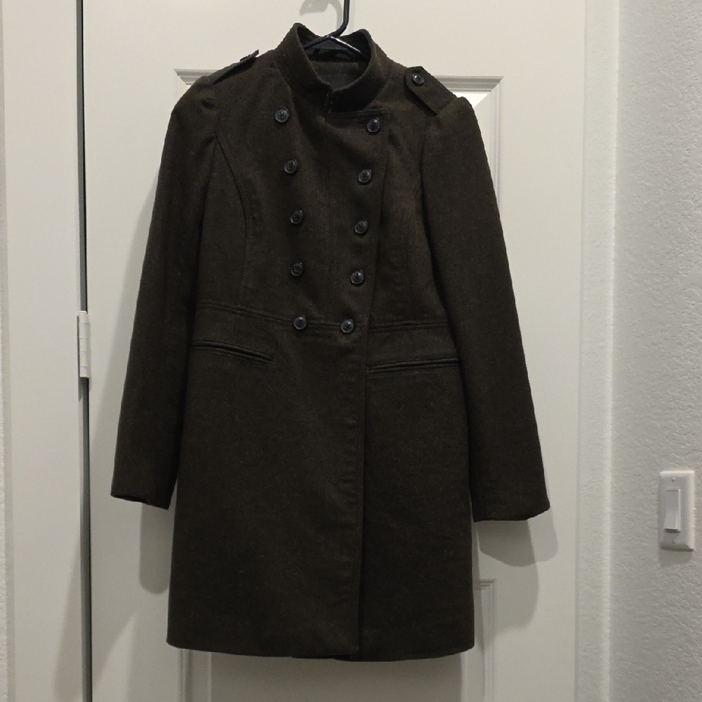 Banana Republic Olive Green Trench Coat